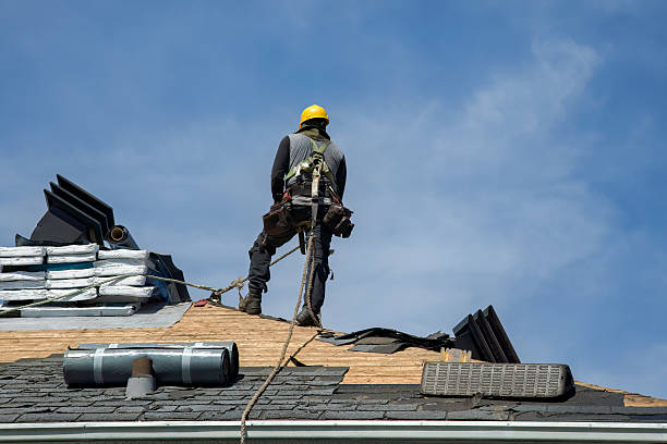 Professional Roofing technician working in Wyoming, WV